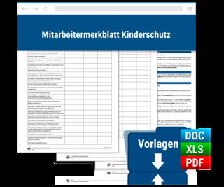 Mitarbeitermerkblatt Kinderschutz - 