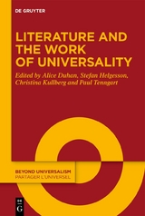 Literature and the Work of Universality - 