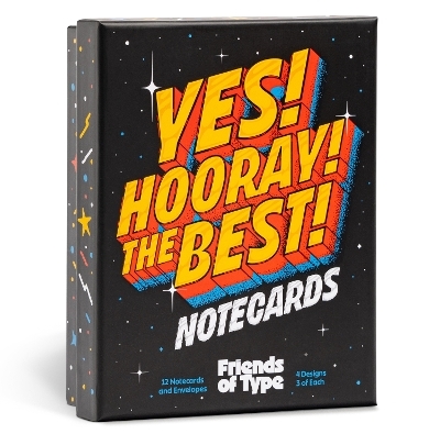 Yes! Hooray! The Best! A Notecard Collection by Friends of Type - 