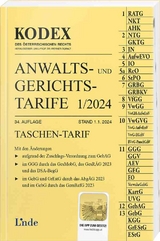 KODEX Anwalts- und Gerichtstarife 1/2024 - Dietmar Dokalik