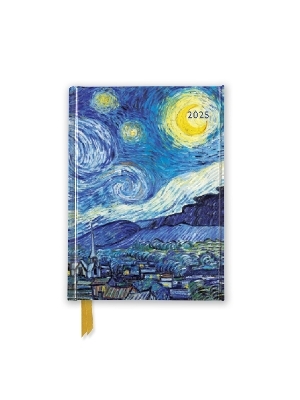 Vincent van Gogh: The Starry Night 2025 Luxury Pocket Diary Planner - Week to View - 