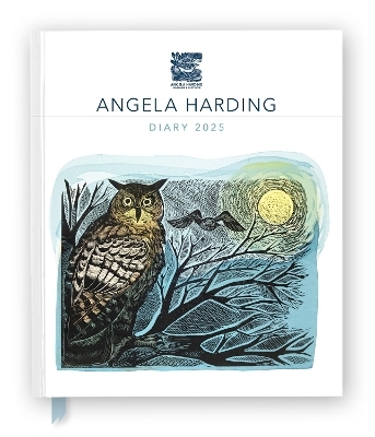 Angela Harding 2025 Desk Diary Planner - Week to View, Illustrated throughout - 