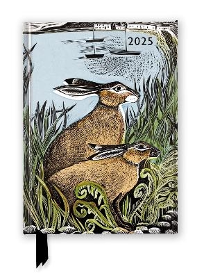 Angela Harding: Rathlin Hares 2025 Luxury Diary Planner - Page to View with Notes - 