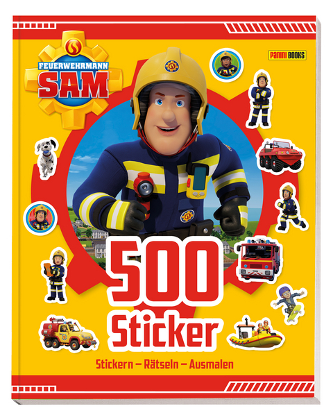 Feuerwehrmann Sam: 500 Sticker - Stickern - Rätseln - Ausmalen -  Panini