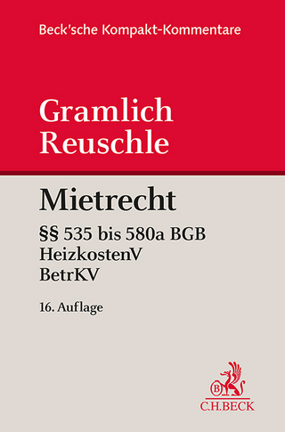 Mietrecht - Bernhard Gramlich; Fabian Reuschle