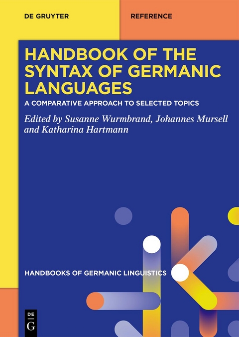 Handbook of the Syntax of Germanic Languages - 