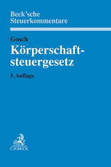 Körperschaftsteuergesetz - Gosch, Dietmar