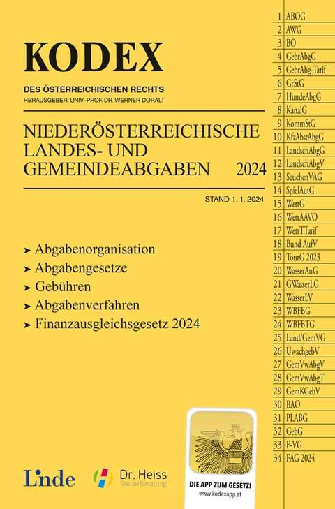 KODEX NÖ Landes- und Gemeindeabgaben - Raimund Heiss