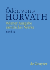 Ödön von Horváth: Wiener Ausgabe sämtlicher Werke / Notizbücher. Supplemente - 