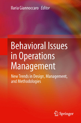 Behavioral Issues in Operations Management - 