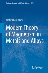 Modern Theory of Magnetism in Metals and Alloys - Yoshiro Kakehashi