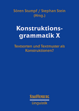 Konstruktionsgrammatik X - 