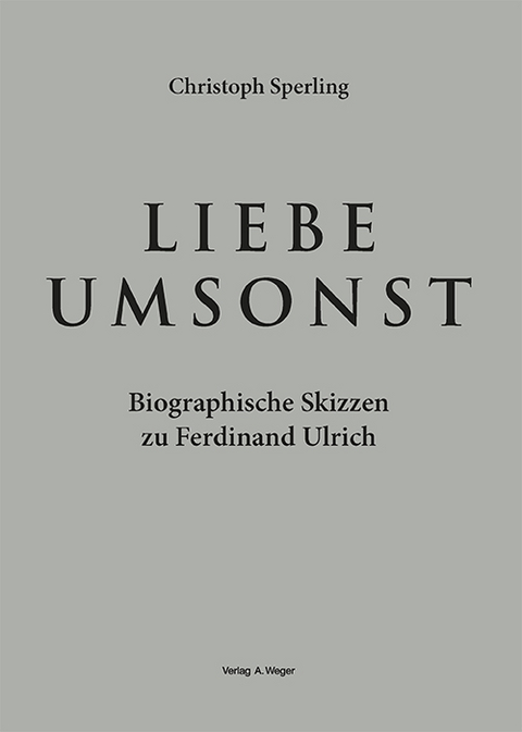 Liebe umsonst - Christoph Sperling