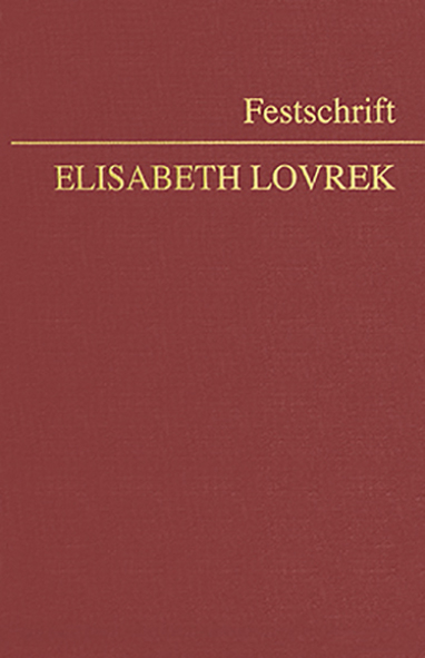 Festschrift Elisabeth Lovrek - 