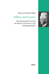 Dilthey und Cassirer - Leinkauf, Thomas