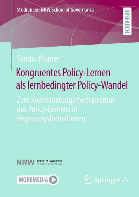 Kongruentes Policy-Lernen als lernbedingter Policy-Wandel - Sandra Plümer