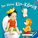 Der kleine Klo-König, Pappbilderbuch zum Windelabschied ab 2 Jahren, Bilderbuch - Sandra Grimm