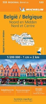 Belgium North & Central - Michelin Regional Map 533 - Michelin