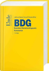 BDG | Beamten-Dienstrechtsgesetz - Susanna Loibl-van Husen, Stanislav Horvat, Stefan Stacher-Ritter