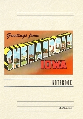 Vintage Lined Notebook Greetings from Shenandoah