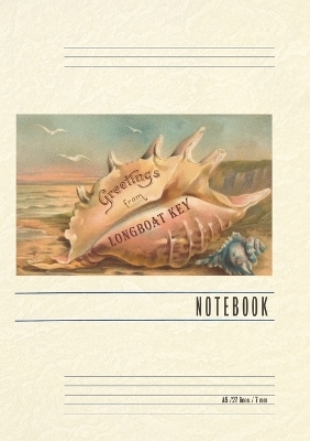 Vintage Lined Notebook Greetings from Longboat Key