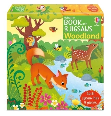 Usborne Book and 3 Jigsaws: Woodland - Sam Taplin