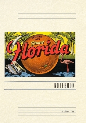 Vintage Lined Notebook Greetings from Stuart, Florida