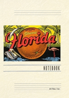 Vintage Lined Notebook Greetings from Stuart, Florida