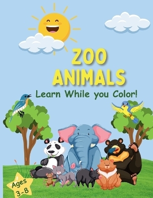 Zoo Animals Coloring Book - Indya King