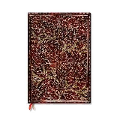 Wildwood (Tree of Life) Grande 12-month Vertical Hardback Dayplanner 2025 (Elastic Band Closure) -  Paperblanks