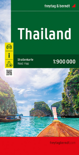 Thailand, Autokarte 1:900.000, freytag & berndt