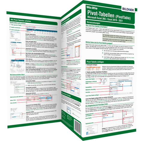 Pivot-Tabellen (PivotTable) Microsoft Excel 365 / Excel 2019 - 2021 - Inge Baumeister