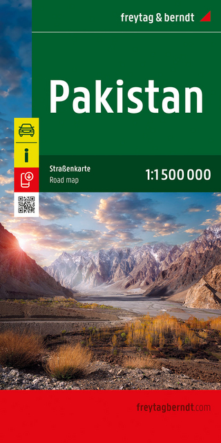 Pakistan, Autokarte 1:1.500.000, freytag & berndt - 