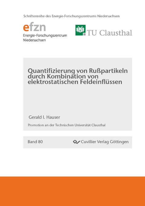 Qualifizierung von Rußpartikeln durch Kombinationen von elektrostatischen Feldeinflüssen - Gerald I. Hauser