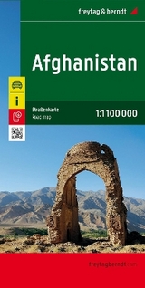 Afghanistan, Straßenkarte  1:1.100.000, freytag & berndt