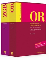 TEXTO Kombipaket ZGB, OR - Büchler, Andrea; Widmer Lüchinger, Corinne; Raveane, Zeno