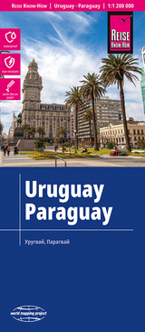 Reise Know-How Landkarte Uruguay, Paraguay (1:1.200.000)