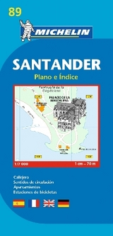 Santander - Michelin City Plan 89 - Michelin