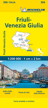 Friuli Venezia Giulia - Michelin Local Map 356 - Michelin