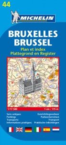 Brussels - Michelin City Plan 44 - 