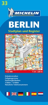 Berlin - Michelin City Plan 33 - 