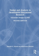 Design and Analysis in Quantitative Educational Research - Strunk, Kamden K.; Mwavita, Mwarumba