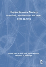 Human Resource Strategy - Biron, Michal; Boon, Corine; Farndale, Elaine; Bamberger, Peter A.