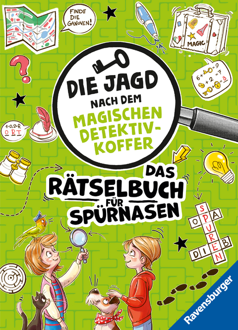 Ravensburger Die Jagd nach dem magischen Detektivkoffer: Das Rätselbuch für Spürnasen - Melinda Ronto, Cally Stronk