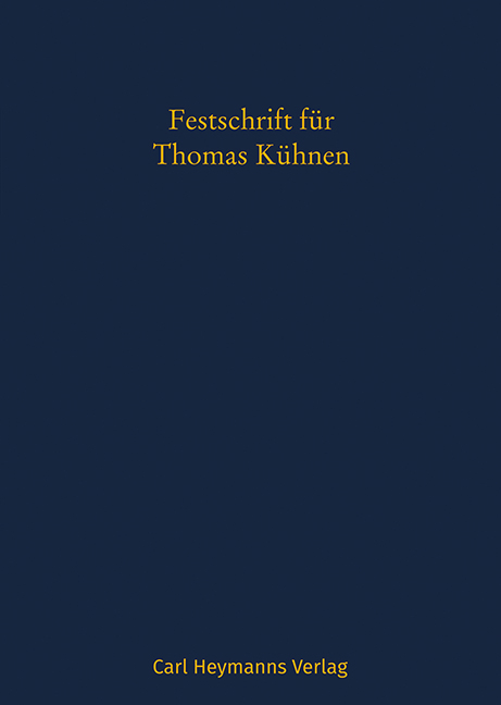 Festschrift für Thomas Kühnen - 