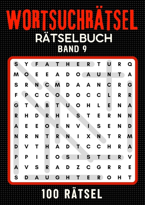 Wortsuchrätsel Rätselbuch - Band 9 - Isamrätsel Verlag