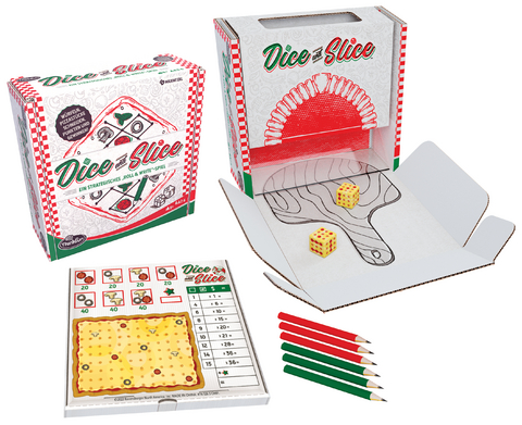 Thinkfun - 76578 - Dice & Slice - Das Roll & Write Strategiespiel