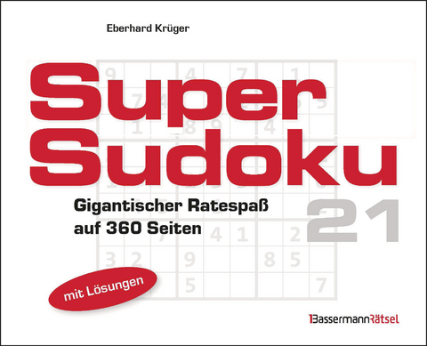 Supersudoku 21 (5 Exemplare à 3,99 €) - Eberhard Krüger