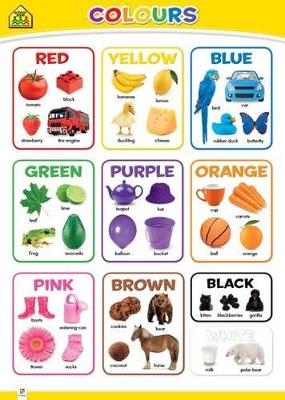 School Zone Wall Chart: Colours - Hinkler Pty Ltd