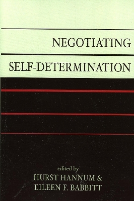 Negotiating Self-Determination - 